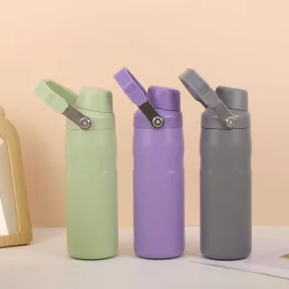 1000ml Stainless Steel Sport Coffee Tumbler Vacuum Flask Water Bottles With Drinking Directly Mouth