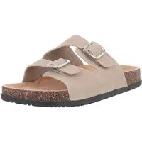 Ital-Design Damen Mules Freizeit Plateausandaletten