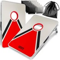 Goods+Gadgets Outdoor-Spielzeug XXL Cornhole-Spiel – Klappbares Cornhole-Set für Familie & Outdoor, Outdoor & Indoor Geschicklichkeitsspiel