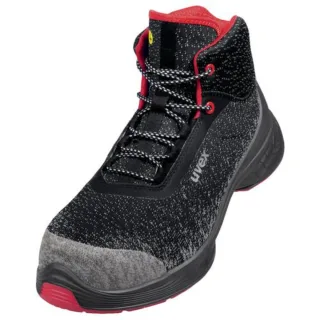 uvex 1 G2 Sicherheitsschuh Stiefel S1, schwarz/rot schwarz/rot 36 - 6853936