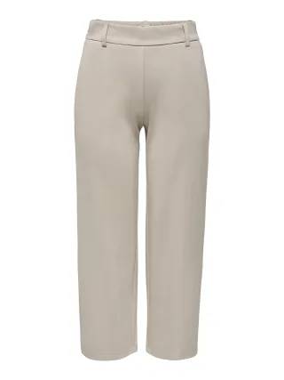 ONLY - ONLPOPTRASH LIFE MW STRAIGHT CULOTTE PNT Pure Cashmere - Gr. - XS