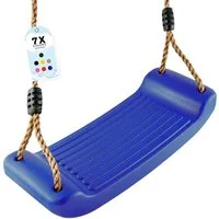 GO!elements Einzelschaukel Sky Stormer, Schaukel Garten - Kinderschaukel Outdoor Indoor - Schaukelsitz Schaukelbrett Brettschaukel für Kinder zum Schaukeln - Höhenverstellbar - Rutschfest