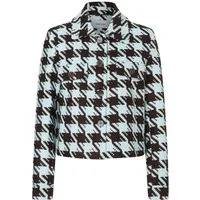 MORE&MORE Blouson kurze, weite, karierte Jacke