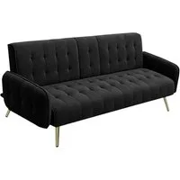 HTI-Living Schlafsofa Schlafsofa Velvet Eris, Stück 1 Teile, Sofa Zweisitzer mit klappbarer Mittelarmlehne