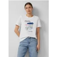 s.Oliver Kurzarmshirt T-Shirt T-Shirt mit Frontprint
