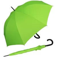 iX-brella Stockregenschirm Fiberglas, XL 110 cm groß, stabil, mit Automatik, mit überschlagfähigem Dach - windproof - grün