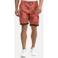 Indicode Cargoshorts Herren Albert Cargo Shorts Herrenshorts Hawaiishorts mit 6 Taschen, 100% Baumwolle