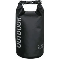 Hama Campinghocker Hama Outdoor-Tasche 2L Sack Plane Schwarz, Wasserdicht Beutel Packsack Sport Fahrrad Camping Wassersport etc