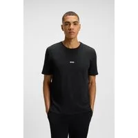 BOSS T-Shirt Unique aus elastischer Baumwolle mit Tape-Details, regular fit
