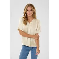 KAFFE Kurzarmbluse Kurzarm-Bluse KAariel
