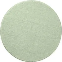 OTTO home Badematte Vanessa, Badvorleger, Badezimmer Teppich, Höhe 10 mm, rutschhemmend beschichtet, schnell trocknend, strapazierfähig, fußbodenheizungsgeeignet, Polyester, rund, Badteppich, weiche Haptik, unifarben