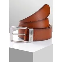 TOM TAILOR Ledergürtel TTTOM 4 cm breiter Herrengürtel, Casual und Jeans Look