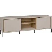 FORTE TV-Board Forte Seravel TV Schrank 160, Elegantes Lowboard, Beleuchtung optional, B/H/T 158,8/52/41,5 offener Stauraum