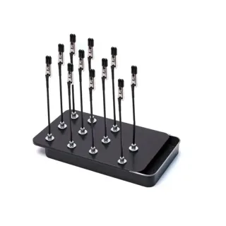 12PCS Magnetic Bendable Alligator Clip Sticks Set Model Painting Stand Base Holder Modeling Tools For Airbrush Easy Inst