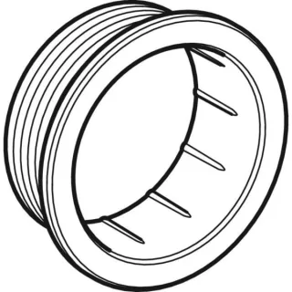 Geberit Rosette für Handdrücker, zu WC-Strg. mit pneumatischer Spülauslösung, 242548001 242548001