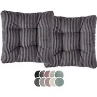 XDREAM Stuhlkissen Sitzkissen Set (2er & 4er) für Stühle und Bänke, robuste Polsterauflage für indoor und outdoor, 38x38x6 cm