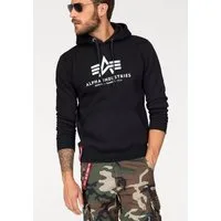 Alpha Industries Kapuzensweatshirt Basic Hoody Baumwollmischung, regular fit
