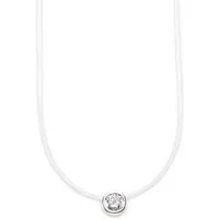 Bruno Banani Kette mit Anhänger Schmuck Geschenk Silber 925 Halsschmuck Halskette Stein Gold o. Silber, mit Zirkonia (synth)
