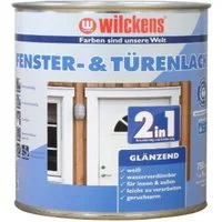 Wilckens Farben Tür- und Fensterlack 750ml 2in1 glänzend weiß Innen Außen