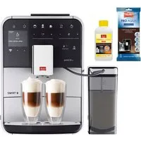 Melitta Kaffeevollautomat Barista TS Smart® F850-101, silber, 21 Kaffeerezepte & 8 Benutzerprofile, 2-Kammer Bohnenbehälter