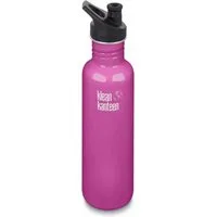 Klean Kanteen Trinkflasche 800ml/27oz Kanteen® Classic Pink mit Sport Cap wild orchid