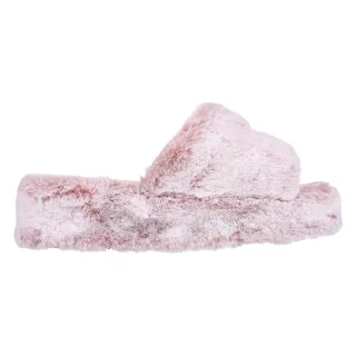 Skechers - "Cozy" Hausschuhe für Damen, Kunstfell, Keilabsatz (Rose)