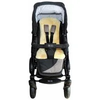 Babylammfell Heitmann Eisbärchen Lammfellauflage für Kinderwagen 77x35 cm, Heitmann Felle