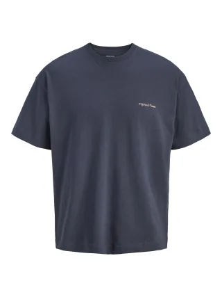 JACK&JONES - JORMONTAUK BACK GRAPHIC TEE SSCN EA26 SN Odyssey Gray - Gr. - XXL