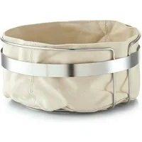 Zeller Present Brotkorb, Baumwolle, Metall, (1-tlg), mit Stofftasche