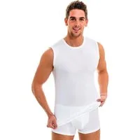 HERMKO Unterhemd 553040 Muskelshirt mit Rundhals-Ausschnitt weich und anschmiegsam