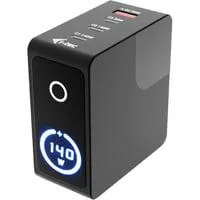 140W Intelligent Multiport USB Charger, Ladegerät schwarz