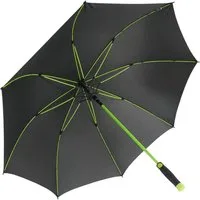 iX-brella Stockregenschirm XXL Golf Fiberglas Automatik mit farbigem Gestell, einzigartig