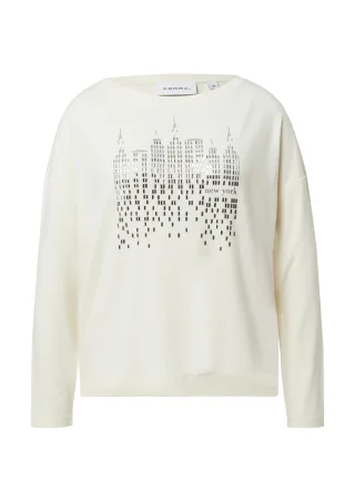 comma - T-Shirt creme - Gr. - 44