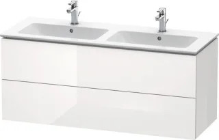Duravit L-Cube Waschtischunterbau wandhängend Weiß Hochglanz 1290x481x550 mm - LC625802222 LC625802222