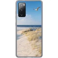 MuchoWow Handyhülle für Samsung Galaxy S20 FE Düne - Möwe - Strand - Meer - Sonne, Phone Case, Silikon, Schutzhülle Dünn