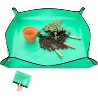 Venicce Love Gartenpflege-Set wasserdichte Pflanzmatte, tragbare Umtopfmatte, Gartenmatte Pflanzen, Umtopfmatte, Gartenmatte, 50cmx50xm, wasserdicht, faltbar, tragbar