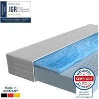 Gelschaummatratze 7-Zonen Gel-Matratze, Hochwertige Matratze mit Memory Foam, Gelschaum, AM Qualitätsmatratzen, 20 cm hoch, 90x200 cm