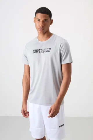 Herren T-Shirt mit Rundhalsausschnitt und Druck