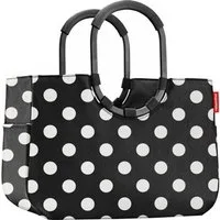 REISENTHEL® Einkaufsshopper LOOPSHOPPER L, Schwarz, Weiß, Polyester, 25 l, Aluminium, Wasserabweisend