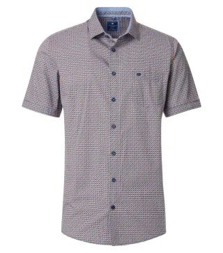REDMOND - Freizeithemd Kurzarm orange - Gr. - XL