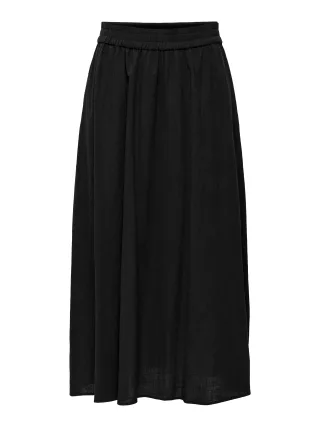 ONLY - ONLTIZANA LONG SKIRT WVN NOOS Black - Gr. - XS