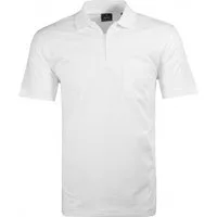 RAGMAN Poloshirt RAGMAN Herren Poloshirt Kurzarm Polokragen Zipper Regular Weiß