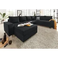 COLLECTION AB Wohnlandschaft Paris U-Form, B: 310 cm, Zierkissen & Federkern, optional Bettfunktion & Bettkasten