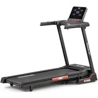 Reebok Laufband Jet 100z (mit LED-Display und eingebauten Handpulssensoren), bis max. 18 km/h, klappbar, mit Steigung, 110 kg max. Benutzergewicht