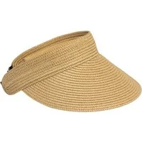 Caspar Strohhut HT027 verstellbare leichte Damen Sommer Schirmmütze Sonnenvisor