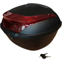Alpha Motors Topcase Universal 2, schwarz, Inkl. Montage-Set