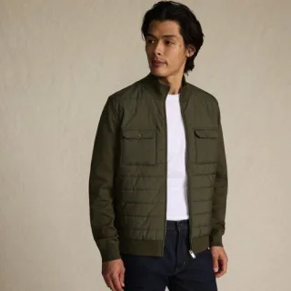 Hybrid-Jacke für Herren, Herren, size: regular, Grün, Wolle/Polyester/Nylon, by Lands' End