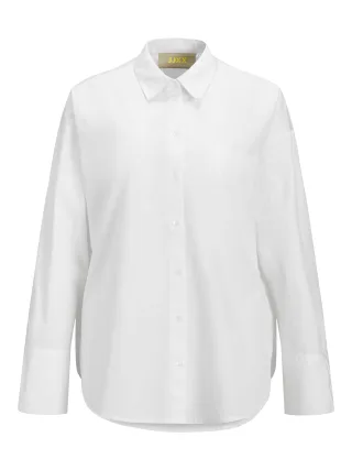 JJXX - JXHENNA LS POPLIN PATCH SHIRT WVN blanc de blanc - Gr. - XS