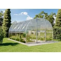 Terrando Gewächshaus Estragon 3x4m, BxTxH: 300 x 400 x 245 cm, in Verzinkt