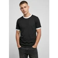SUBLEVEL T-Shirt Herren Basic Shirt mit Kontrastsaum elastisch, Baumwolljersey, Regular Fit